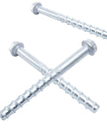 Top Tier Heavy Duty 3/4 Inch X 10 Inch Concrete Screw Anchors With Hex Head Design crafted from tough carbon steel.