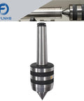 3MT Live Center 60 Degree Tailstock Center for Wood and Metal Lathes with 4000 RPM 900 Pounds Max Weight 0.0006 Inch Runout Hardened Steel