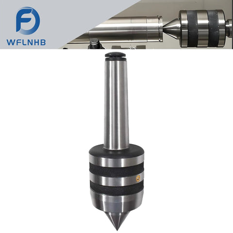 3MT Live Center 60 Degree Tailstock Center for Wood and Metal Lathes with 4000 RPM 900 Pounds Max Weight 0.0006 Inch Runout Hardened Steel