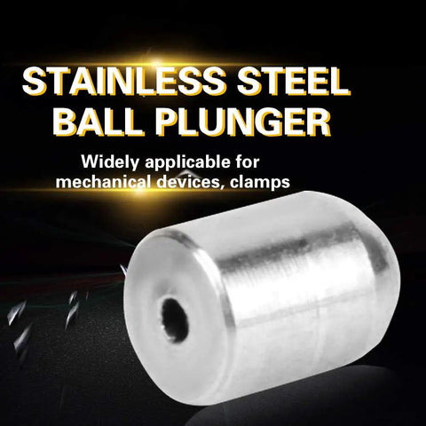 Heavy Duty 304 Stainless Steel Ball Plungers 20 Pack 2Mm X 3Mm Cabinet Latches Drawer Catches Door Detents close-up view of plunger.