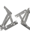 Rotating Concealed Hinges For Cupboard And Cabinet Doors With Lift Up Stay And 80 Degree Opening, heavy duty sprung hinge 2 pack