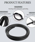 Check Out This Awesome 10 Foot Black Silicone Vacuum Hose For Your Car Or Truck That Stands Up To Crazy Heat And Keeps All Those Engine Vents Sealed Tight So You Dont Have To Worry About Leaking Lines Or Aging Rubber Parts Ever Again While Driving On Any. black silicone vacuum hose coiled, shown flexible and easy to cut