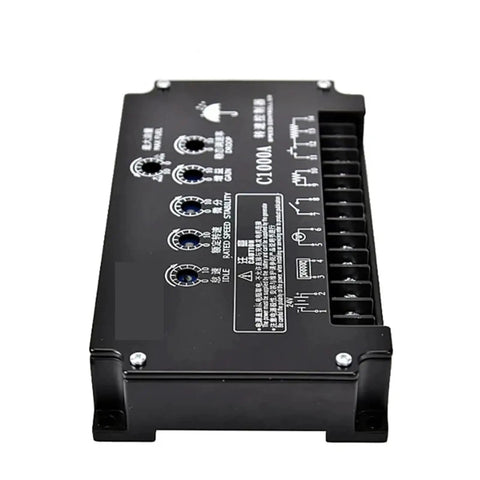 Heavy Duty Generator Controller Panel For Speed Governor Unit Replacement Spare Parts 1 Piece Industrial Grade Control Module, black C1000B