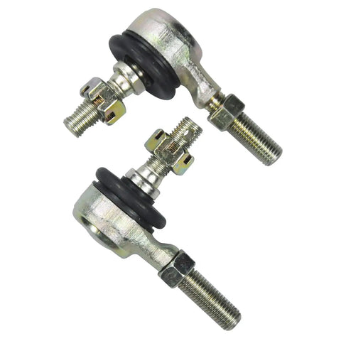 Left And Right Tie Rod Ball Joint Set 10mm Bolt For 50cc 70cc 90cc 110cc 125cc Chinese Quad ATV Go Kart Dirt Bike Moped Scooter Fits Tao Tao Coolster Baja Kazuma Roketa SunL Apollo Kymco And More, 10mm steel joints