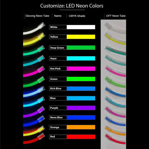Color options for Monkey Themed LED Neon Sign With 16 Inch Square Black Acrylic Backing And Dimmer Included Premium Indoor Light Fixture