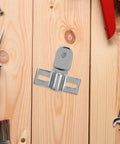 Zinc Alloy Glass Door Hinge For Bathroom With Easy Install And Stable Fit on wooden surface with tools