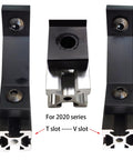 Ten Sets Heavy Duty 2020 Aluminum Extrusion Corner Bracket For 20 Series V Slot Hardware L Angle Connector displayed on 8020 profile