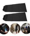 Heat Resistant Welding Sleeves Built For The Daily Grind Provide Flame Proof Arm Guards With.Snug Hook And Loop Closure To Keep Hands And Forearms Covered While You Grind In Black.