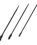 Beast Pro Grade 3 Piece 16 Inch Wood Auger Bit Set With 3 Flute Design And Quarter Inch Quick Change Shank For Hard And Soft Wood.