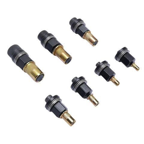 Rock Solid Rivet Nut Tool Kit For Heavy Duty Sheet Metal Jobs With M3 To M12 Sizes And Double Grip Handles For Quick Fastening On Pipes And Thin Walls brass and black rivet nuts