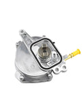 Heavy Duty Brake Booster Vacuum Pump Built Tough For Sweet Stopping Power And Rock Solid Reliability Compatible With Toyota Camry Rav4 Avalon 2.5L Engines 2018 2023, silver metal design, side view
