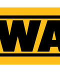 DeWalt logo in black on bright yellow background, representing brand identity for Premium Workhorse 15 Foot 18 3 Power Cord.