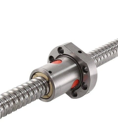 Right Hand SFU2010 Ball Screw 20mm Diameter 10mm Lead C7 Rolled With End Machined For Lathe And CNC Motion Rails 500mm Length