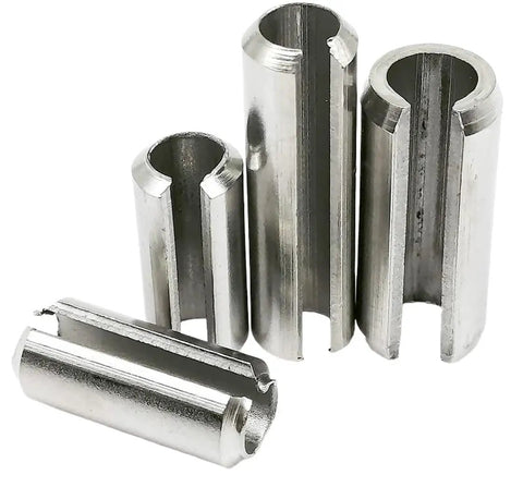 Split Spring Roll Pins In 304 Stainless Steel Diameters 1.5mm To 10mm And Lengths 30mm To 55mm Pack Of Durable Dowel Tension Pins