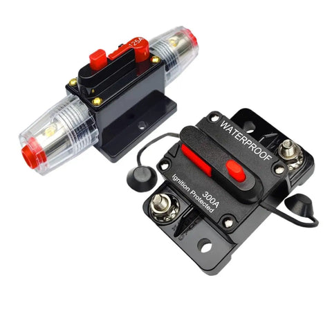 Heavy Duty DC Circuit Breaker 20A To 300A Quick Manual Reset Waterproof 12V To 48V Marine RV ATV Boat Rig Ready heavy duty switch components
