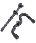 Fuel hose and oil line from Six Piece Oil Pump Worm Gear Kit With Oil Line Filters And Fuel Hose For Chainsaws Compatible With MS180 MS170 170 180 018 017 Replacement Parts Durable Fit And Easy Install For Quick Chainsaw Maintenance