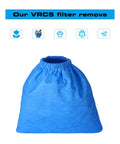 Microlined Cloth Filter Pack Of Three For Two To Two Point Five Gallon Shop Vacs Replacement Filter Fits Craftsman Armor