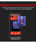 Real Deal Pro Grade Stud Finder And Wall Scanner With Live Wire And Copper Metal Detection, StressFree Automatic Calibration On Vivid Lcd Display showing accurate detection features.
