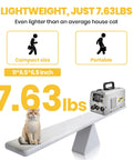 140A 3 In 1 MIG Flux Core Stick Lift TIG Welder lightweight 7.63 lbs with cat, portable 11x6.5x6.5 inches