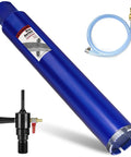 Blue DaduoRi Pro Series 2-1/2 inch core drill bit with SDS Plus water injection adapter and included water hose kit