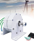 Gearless Permanent Magnet Generator For Wind And Hydro Power With 600 RPM Three Phase Alternator 10000W 48V NdFeB magnets