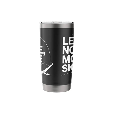 Stainless Steel Insulated Tumbler For Sailplane Pilots And Tow Crew Glider Fans Keeps Beverages Hot Or Cold During Silent Lift