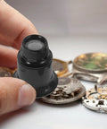 Five Piece Jewelers Loupe Set With Holder 3X 5X 10X 15X 20X Monocular Magnifiers viewing watch components close-up