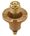 5 Pack Heavy Duty Brass Pop Up Flush Head Sprinkler With Quarter Pattern Spray Nozzle For Landscape Irrigation Replacement showing brass nozzle design.