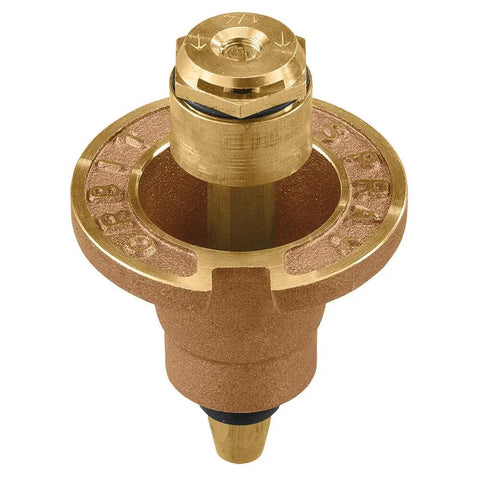 5 Pack Heavy Duty Brass Pop Up Flush Head Sprinkler With Quarter Pattern Spray Nozzle For Landscape Irrigation Replacement, close-up view