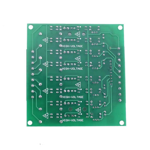 Back view of 8 Channel Optocoupler Isolation Module For AC 110V And 220V NPN Low Level Output 8 Channel Input Output PLC Control Board