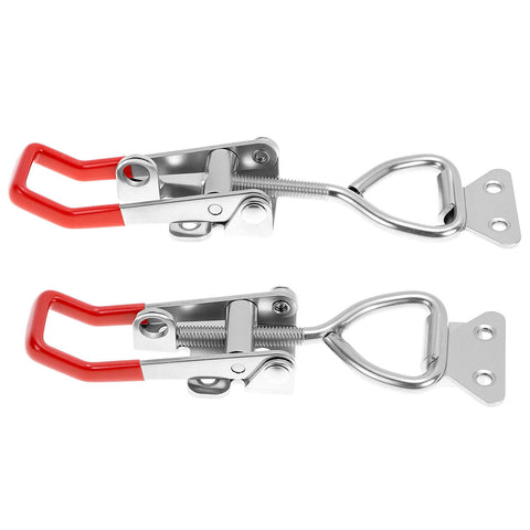 Beefy Heavy Duty Toggle Latch Clamp 2 Pack Made From 304 Stainless Steel With Quick Release Pull Latch 1320 Lbs Holding Capacity