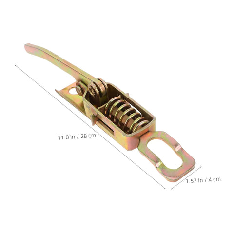 Heavy Duty Toggle Clamp Latch For Truck Bed And Tool Box Adjustable Metal Spring Hasp detailed side view