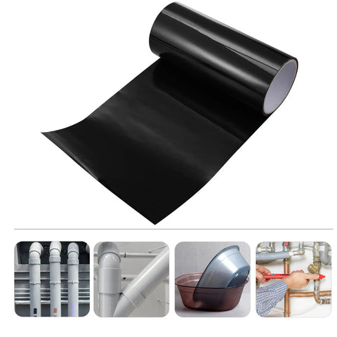 Heavy Duty Waterproof Repair Tape For Leaks And DIY Fixes Sealing Outdoor Plumbing Buckets Awnings Water Pipes And More 20cm By One And A Half Meters Ultra Strong Adhesive Mending Tape For Quick Fixes And Neat Seals
