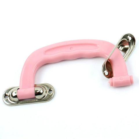 Heavy Duty Plastic Case Handle Replacement For Guitar Cases Musical Instruments And Luggage With Fresh Pink Accent Rock Solid Frame And No Sweat Setup Design