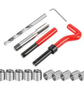 15 Piece M14x1.5 Thread Repair Kit With Helicoil Inserts, HSS Drill Bits And Taps For Auto Repair And Motorcycle Maintenance, Gearhead Approved Durable Steel Set For Easy Thread Restoration And Quick Vehicle Fixes displayed.