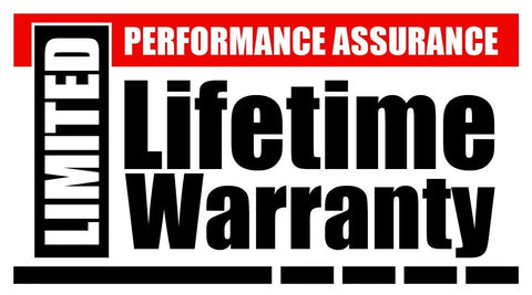 Performance Assurance Limited Lifetime Warranty label for Turbo Socket Set For Damaged Bolt Extraction, 18-Piece One Quarter Inch Drive Kit