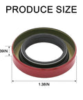 Rear Wheel Hub Bearing Seal Replacement Kit Fits Ford E100 E150 Econoline Club Wagon Explorer F100 F150 F250 Mustang 1983 1984 1985 1986 1987 Through 2013 Keep Your Rig Rolling With This Easy DIY Kit showing product size 1.38IN by 0.39IN