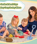 Kids Garden Tool Shovel Set 16 Inch Avocado Beach Spades Sand Shovels Toys For Adults Gardening Tools Kit in use at beach