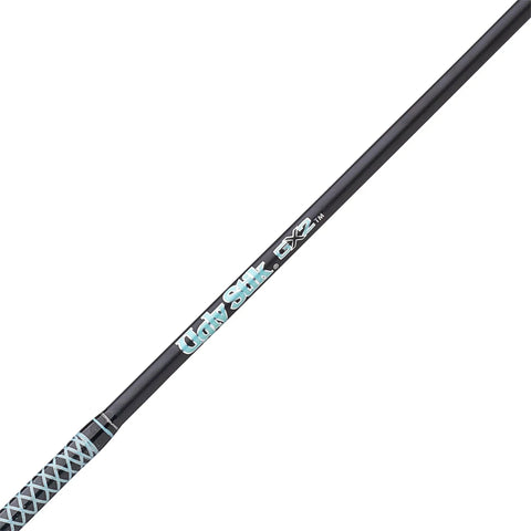 Close-up of GX2 Youth Spinning Rod And Reel Combo, 5 Foot 6 Inch, Blue And Silver, 2 Piece Graphite and Fiberglass Rod