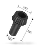 Black 20mm On Off Lamp Switch Knobs Replacement Pack Of 4 For Table And Floor Lamps Easy To Install In Seconds Durable