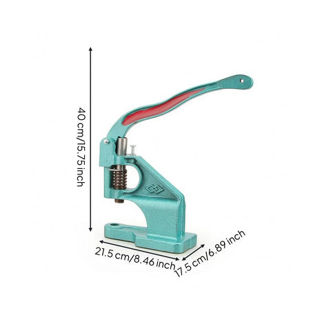 Heavy Duty Cast Iron Manual Press Machine Featuring Smooth Spring Return Arbor Press, 40 cm tall with adjustable handle.