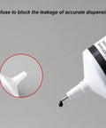 Close-up of a white tube dispensing Ultra Strong T7000 Phone Repair Glue For Screen And Frame Repair Multipurpose Adhesive For Cell Phones.