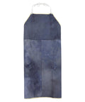 Heavy Duty Cowhide Welding Apron Fireproof Work Apron For Soldering Protection And Welding Safety In Industrial And Workshop Use Dark Blue