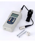 Handheld Digital Vibration Meter With Three Measurement Modes Displacement Velocity And Acceleration Portable Lightweight Tester With One Handed Operation And Large LCD Display Readouts In Metric And Imperial For Field And Lab Vibration Analysis. with probe and cable