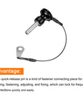 Ball Locking Pins With Button Handle 304 Stainless Steel Quick Release Pins With 21 Cm Wire for machinery use