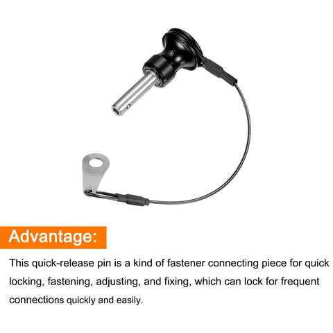 Ball Locking Pins With Button Handle 304 Stainless Steel Quick Release Pins With 21 Cm Wire for machinery use