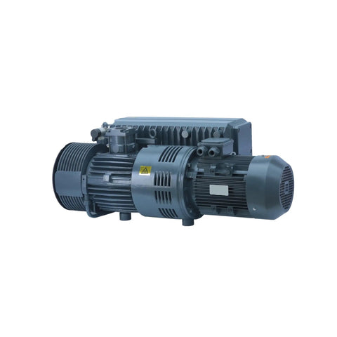 Heavy Hitting 4.5KW Single Stage Rotary Vane Vacuum Pump Moves 202 Cubic Meter Hour Airflow With Zero Sweat For Commercial Packing And Rapid Degassing Projects side view of vacuum pump motor with oiled design