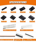 Specifications of Self Adjusting Ratchet Crimping Tool Kit For AWG 23 To 17 Wire With 2.54mm Dupont Terminal Connectors
