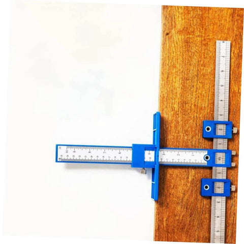 Adjustable Punching Tool For Woodworking Jig For Cabinet Handles Easy Assembly DIY Friendly Hole Locator And Punching Hole Tool