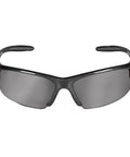Front view of Equalizer Safety Glasses Smoke Anti Fog Lenses With Gunmetal Frame Built For Outdoor Jobs And Everyday Grinders